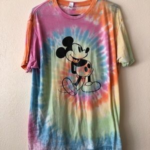 Disney tie dye Mickey Mouse t shirt